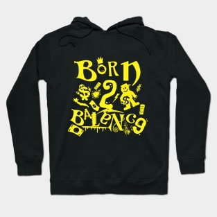 Born to Balance Street Art Style Hoodie